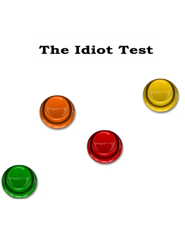Game cover: The Idiot Test