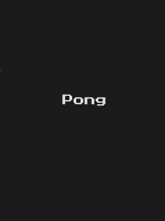 Game cover: Pong