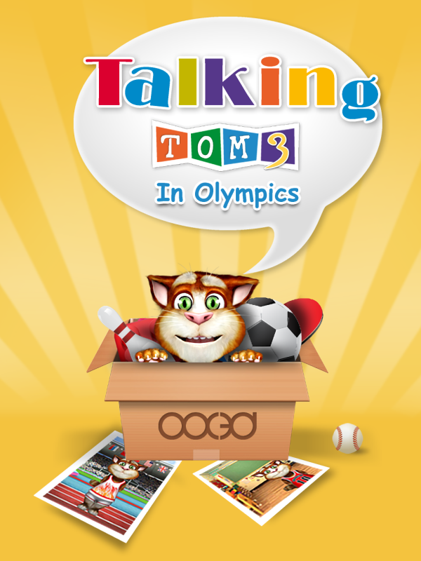 Game cover: Talking Tom 3 in Olympics