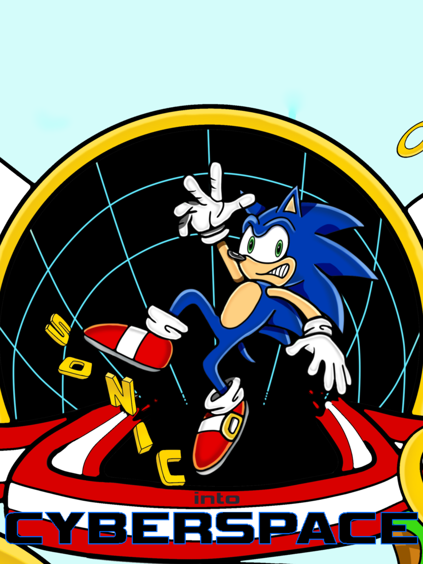 Game cover: Sonic Into Cyberspace