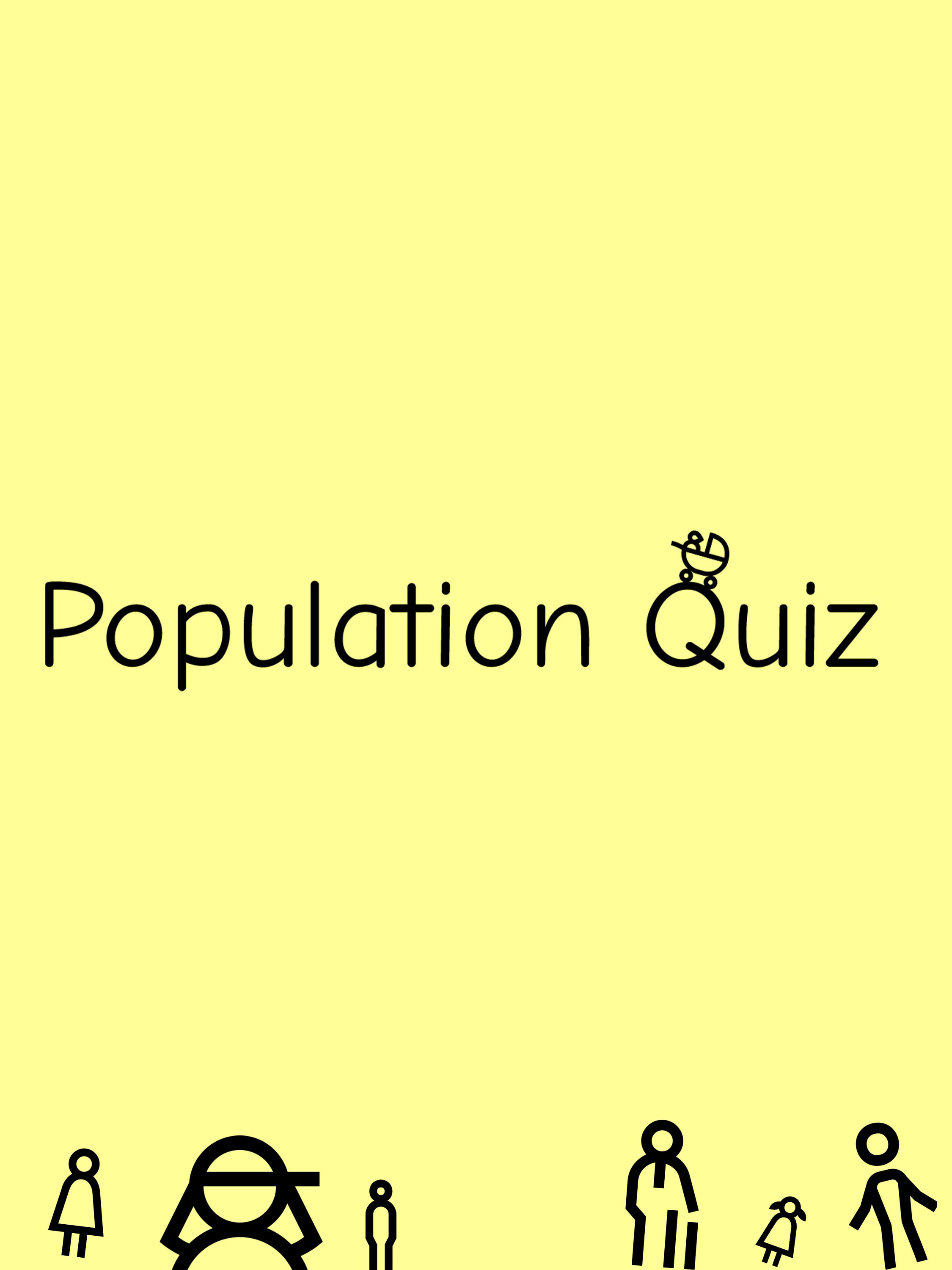Population Quiz Population Quiz