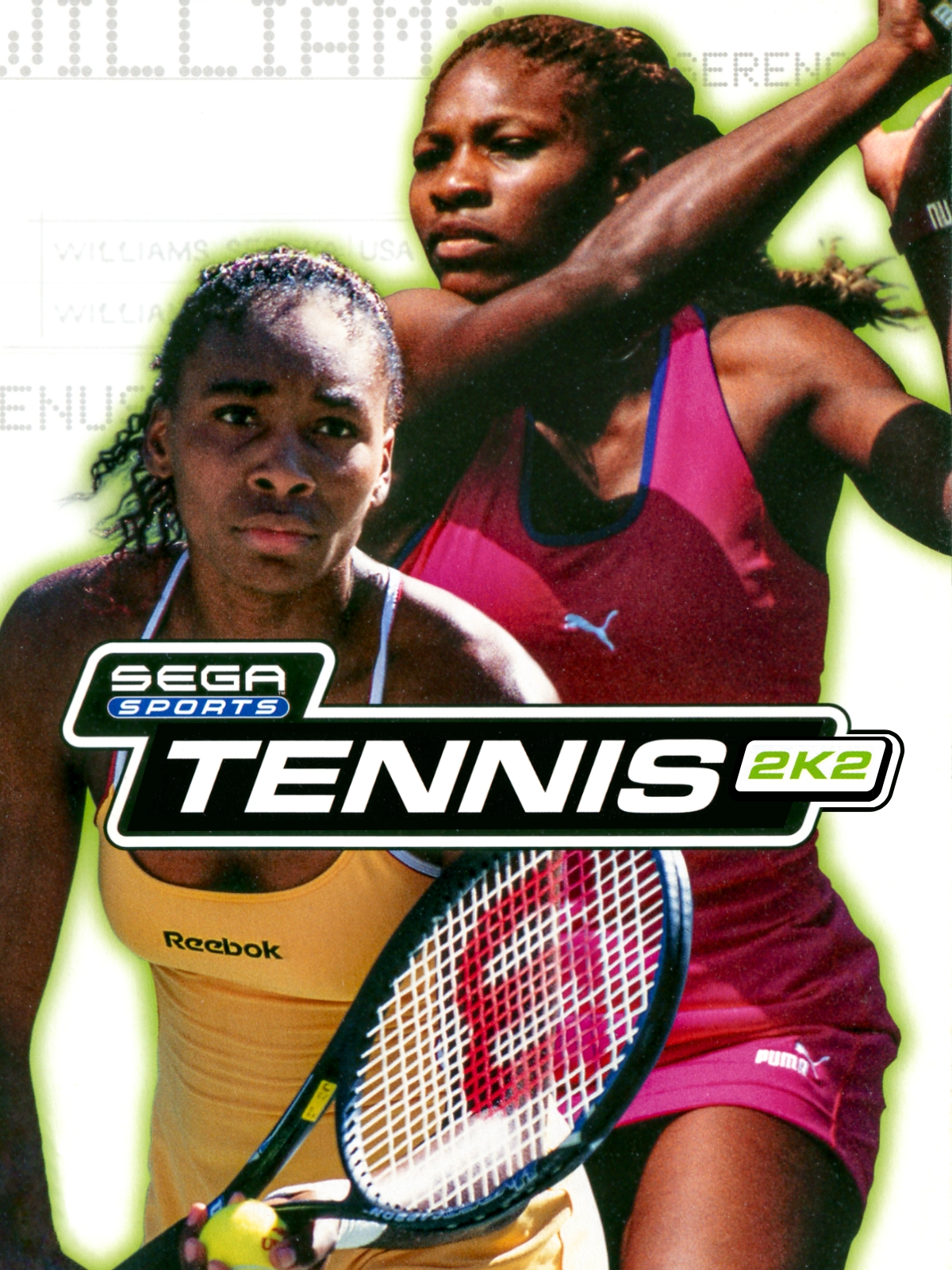 Game cover: Tennis 2K2