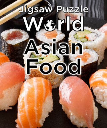 Jigsaw Puzzle World: Asian Food