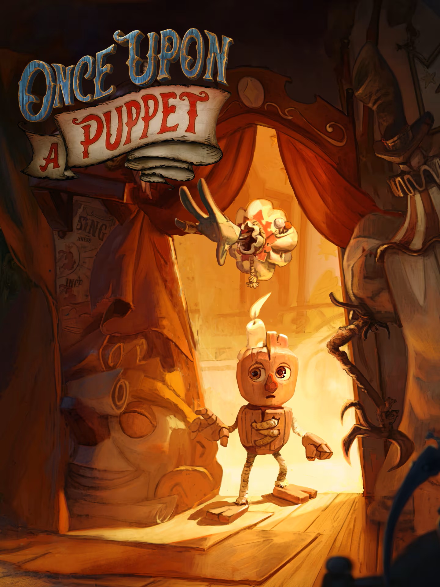 Game cover Once Upon a Puppet