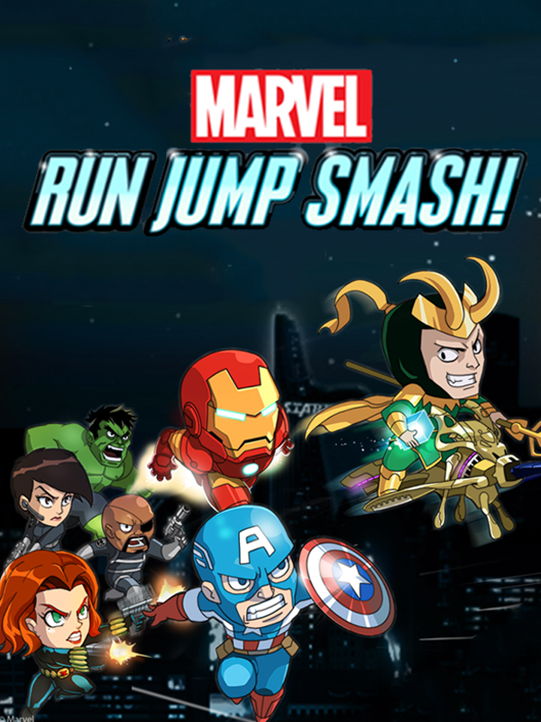 Game cover: Marvel Run Jump Smash!