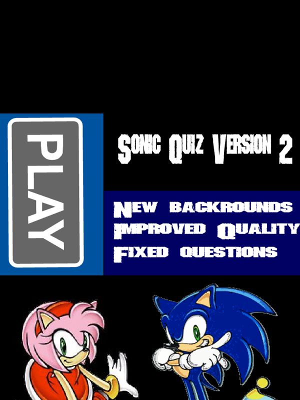 Game cover: Ultimate Sonic Quiz V.2