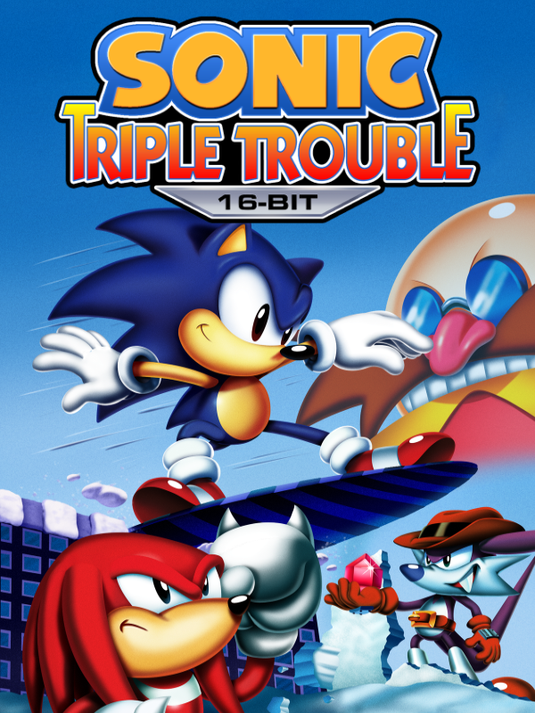 Game cover: Sonic Triple Trouble 16-Bit