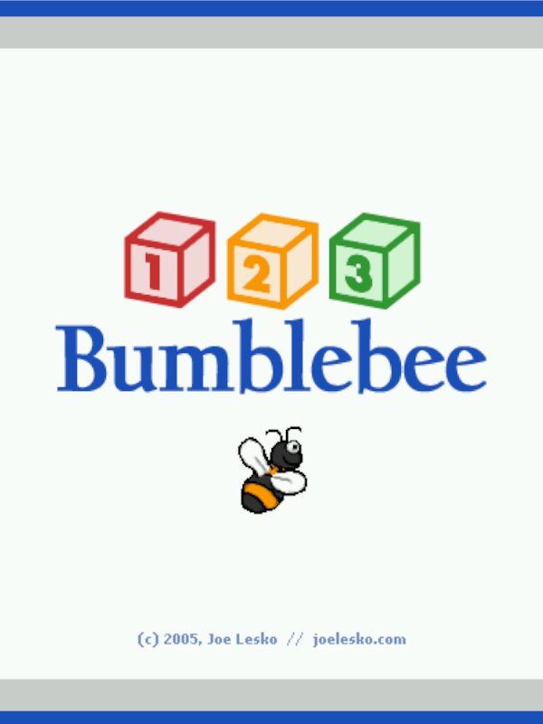 Game cover: 1-2-3 Bumblebee