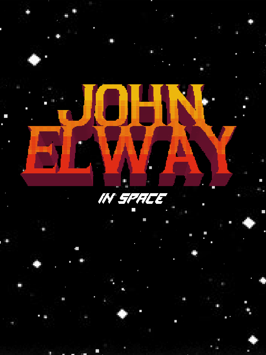 Game cover: John Elway in Space