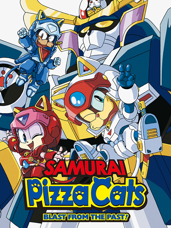 Game cover Samurai Pizza Cats: Blast from the Past!