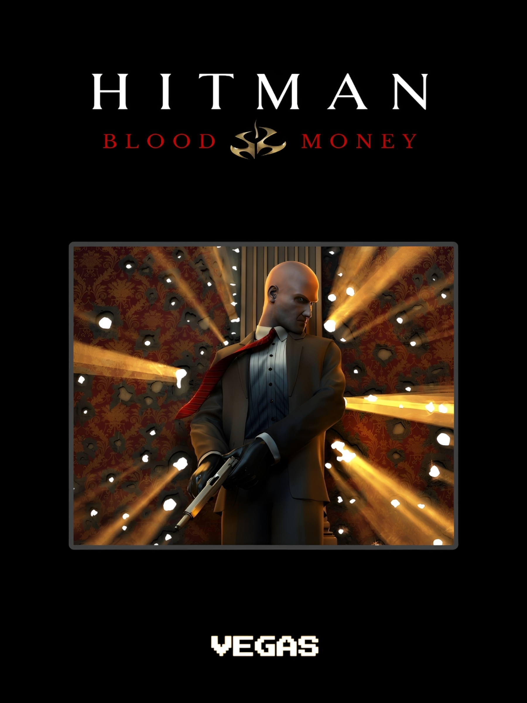 Game cover: Hitman: Blood Money Vegas