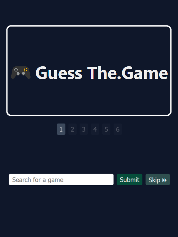 Game cover: Guess The.Game