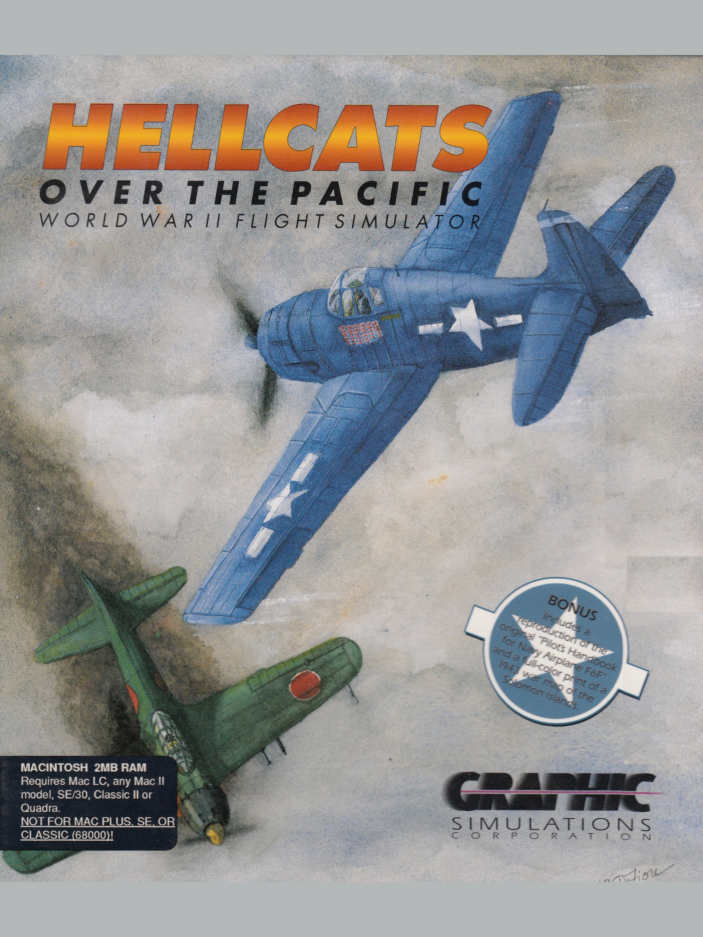 Game cover: Hellcats Over the Pacific