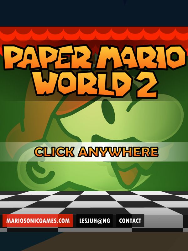 Game cover: Paper Mario World 2