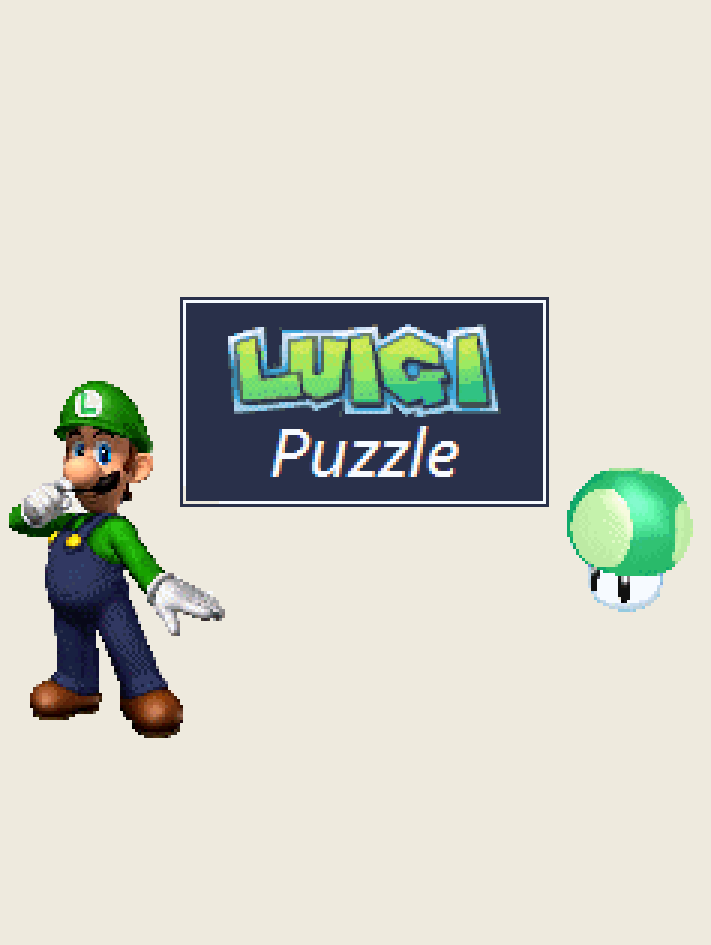 Game cover: Luigi Puzzle