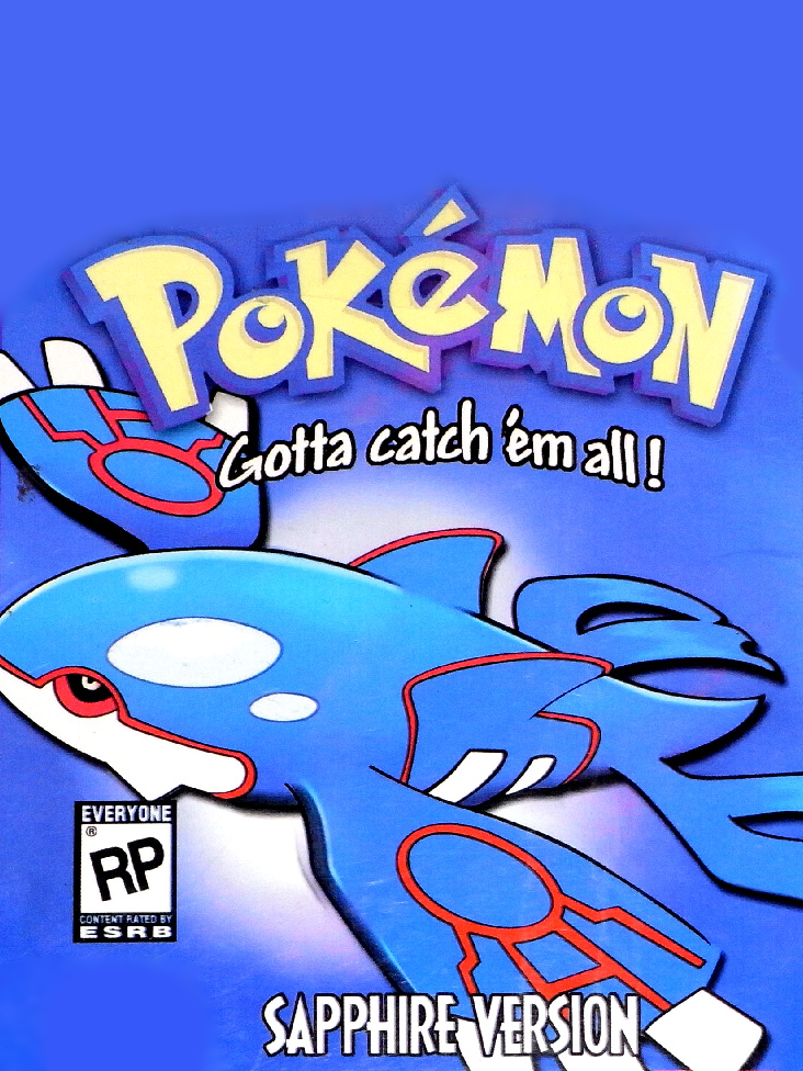 Game cover: Pokémon Sapphire Version
