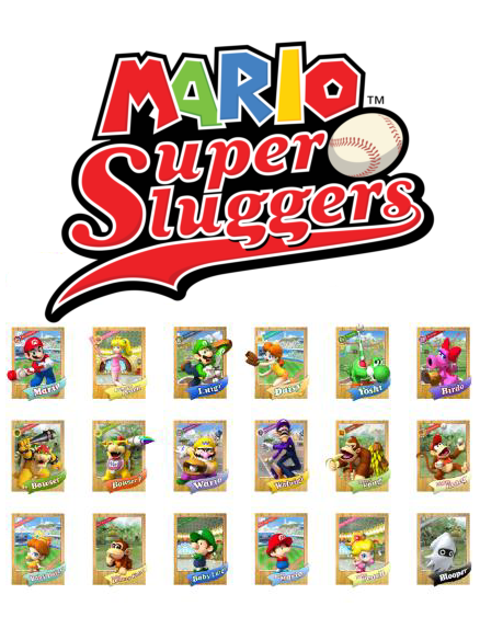 Game cover: Mario Super Sluggers Cards