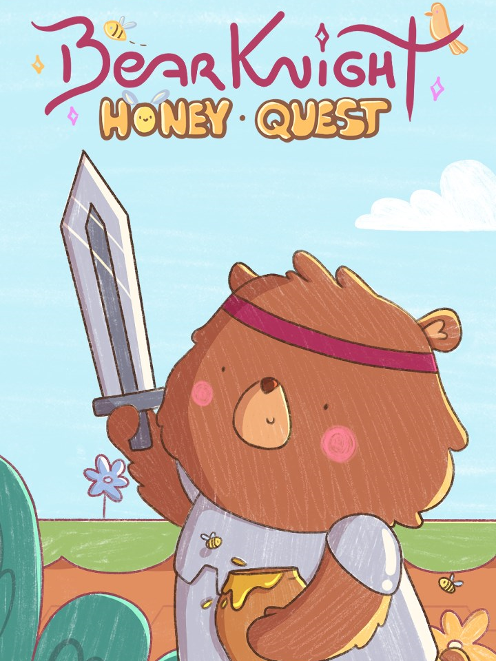 Game cover: Bear Knight Honey Quest