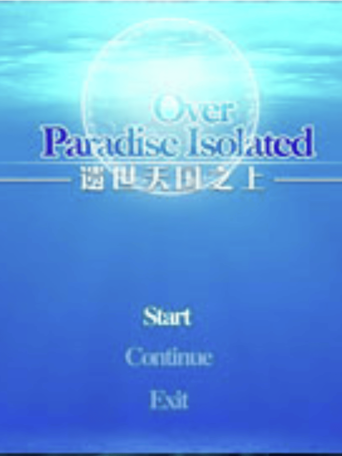 Game cover: Over Paradise Isolated