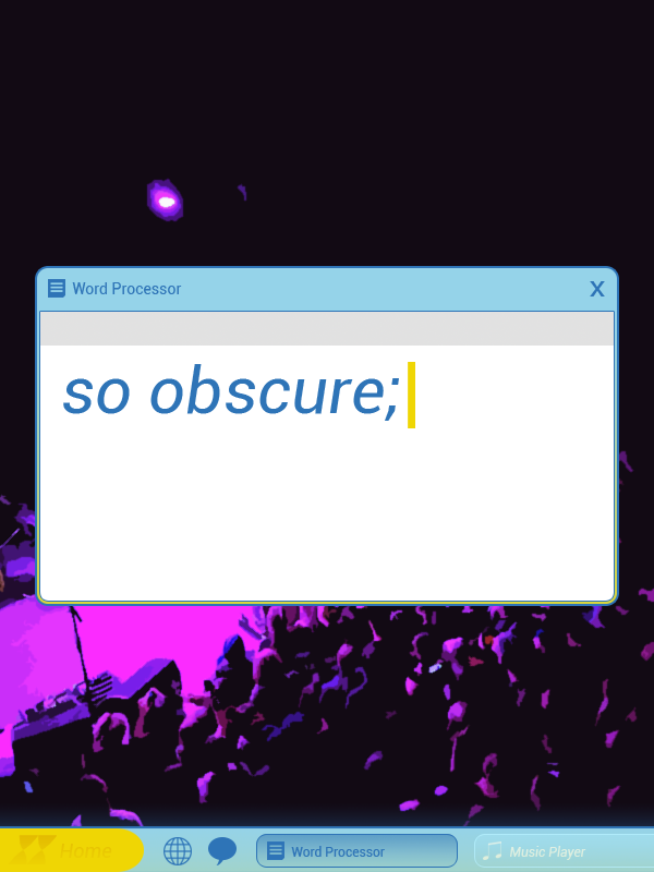 Game cover: So Obscure;