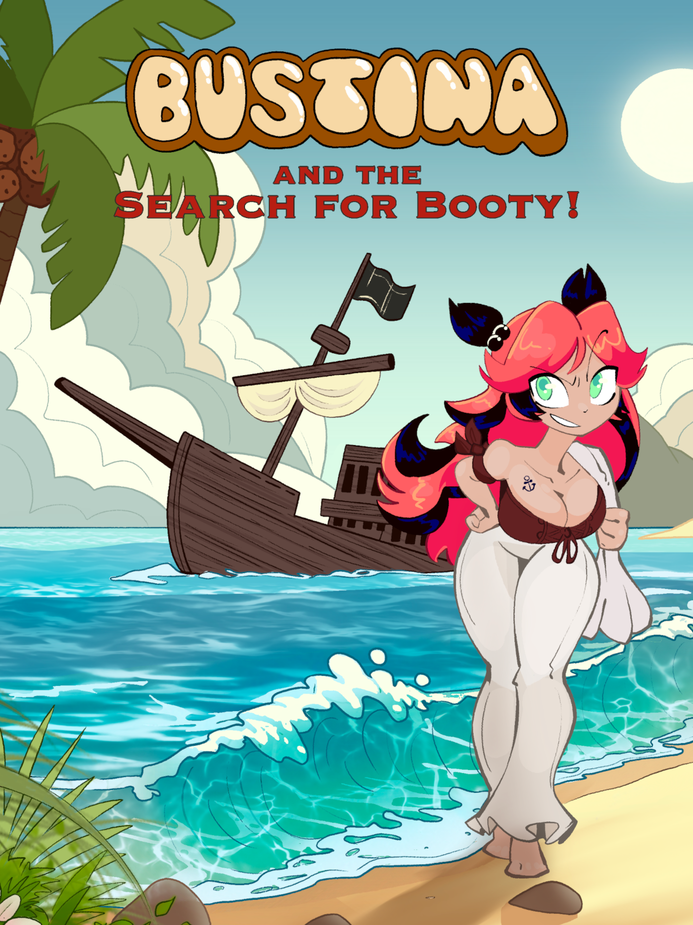 Game cover: Bustina and the Search for Booty