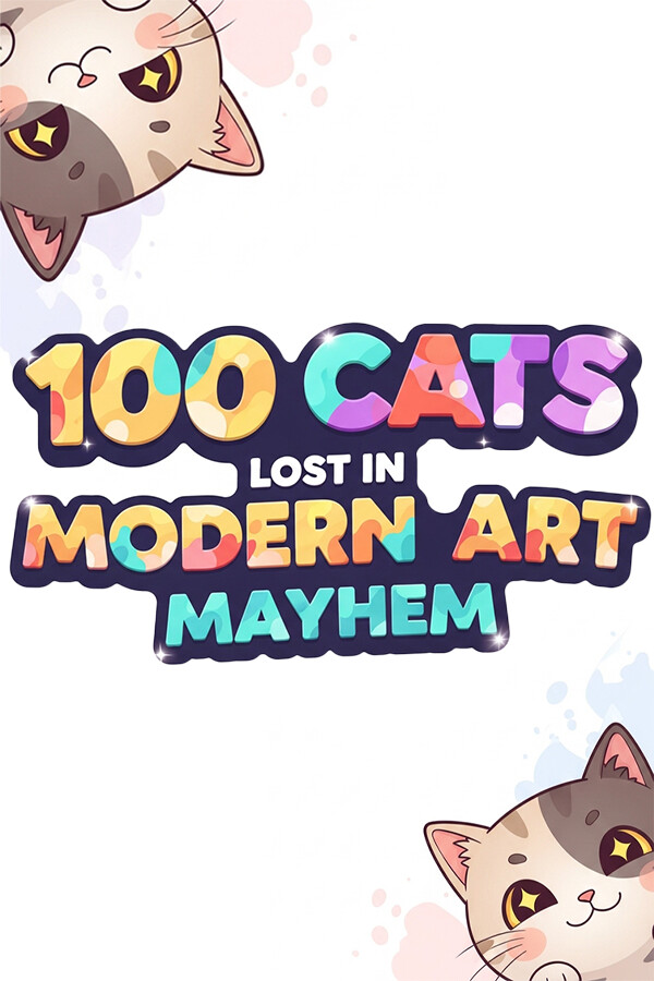 Game cover: 100 Cats Lost in Modern Art Mayhem