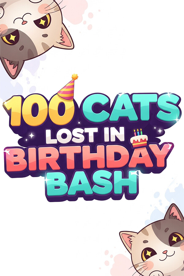 Game cover: 100 Cats Lost in Birthday Bash