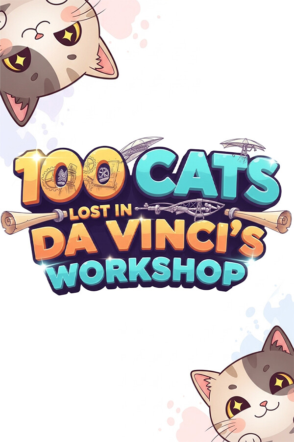 Game cover: 100 Cats Lost in Da Vinci’s Workshop