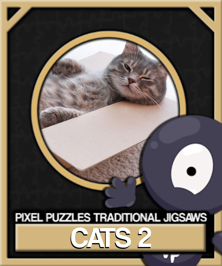 Pixel Puzzles Traditional Jigsaws: Cats 2