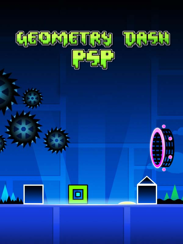 Game cover: Geometry Dash PSP