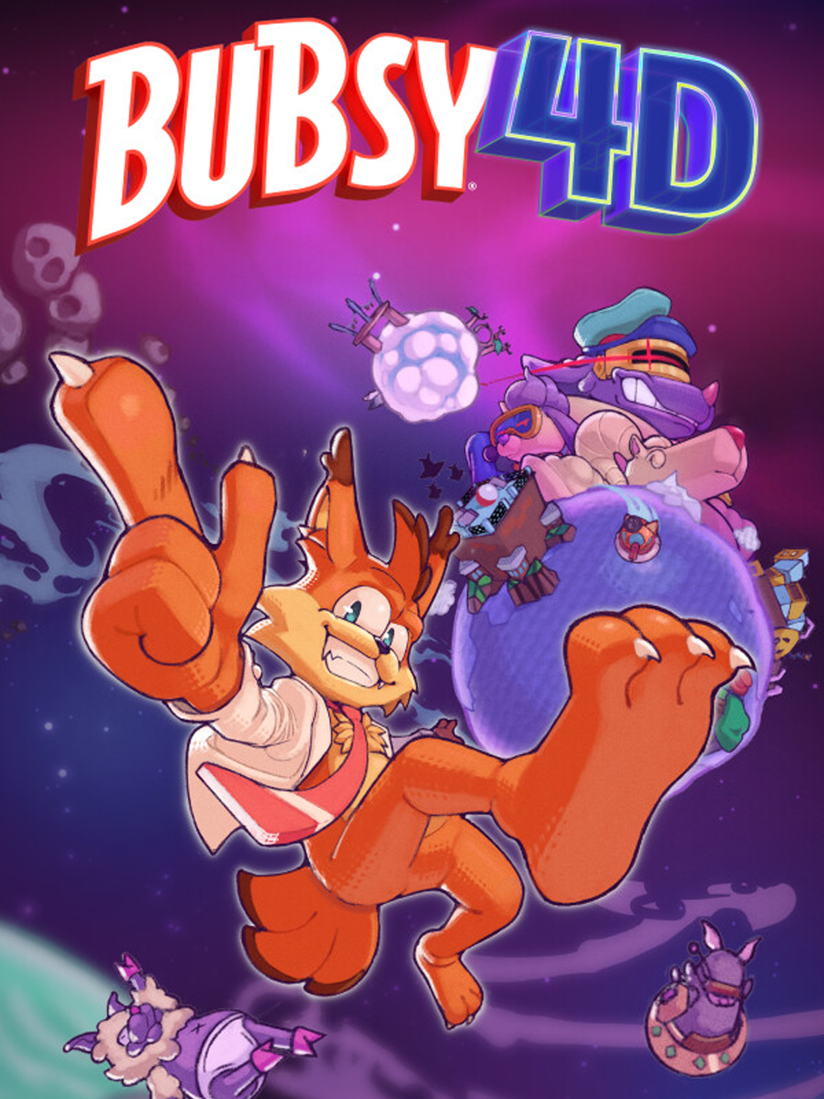 Game cover Bubsy 4D