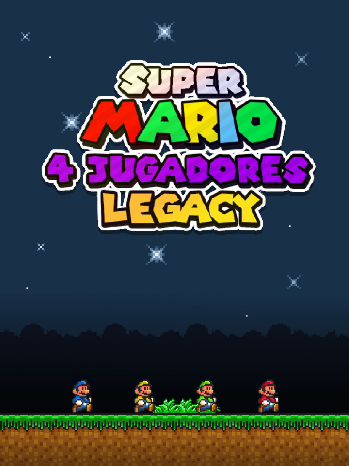 Game cover: Super Mario 4 Jugadores