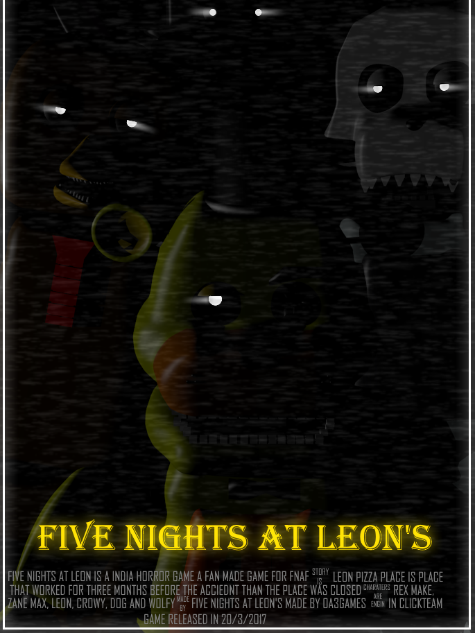 Game cover: Five Nights at Leon's