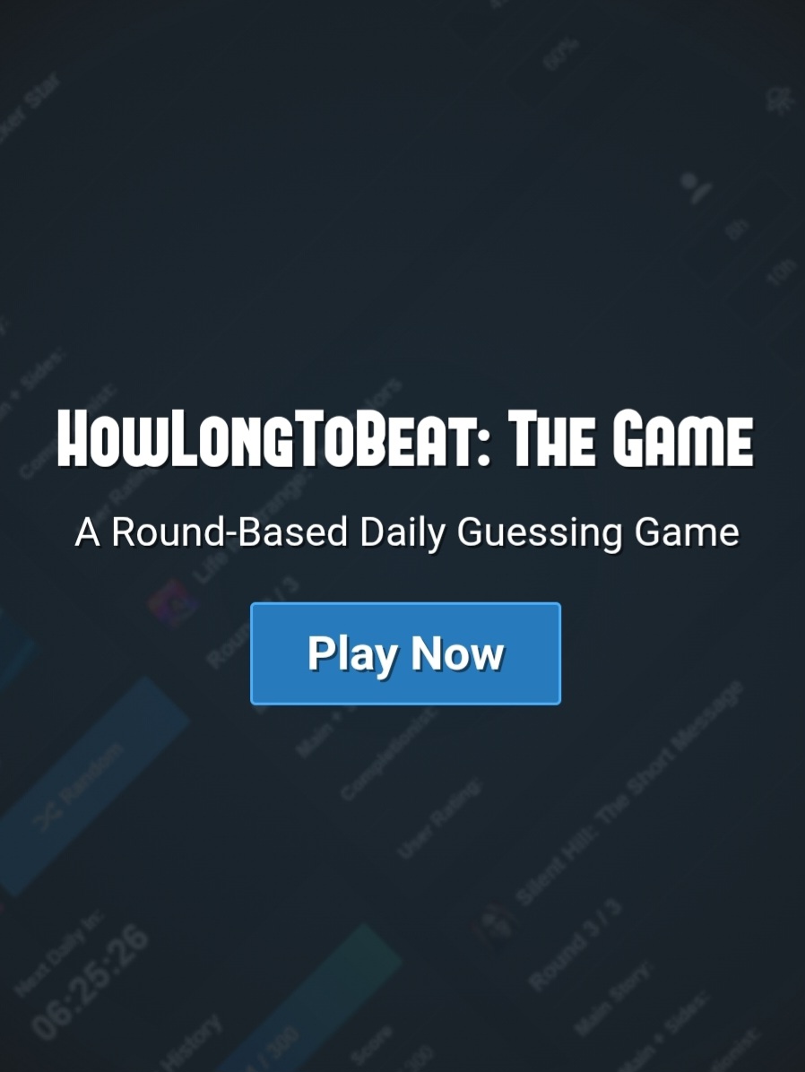 Game cover: HowLongToBeat: The Game