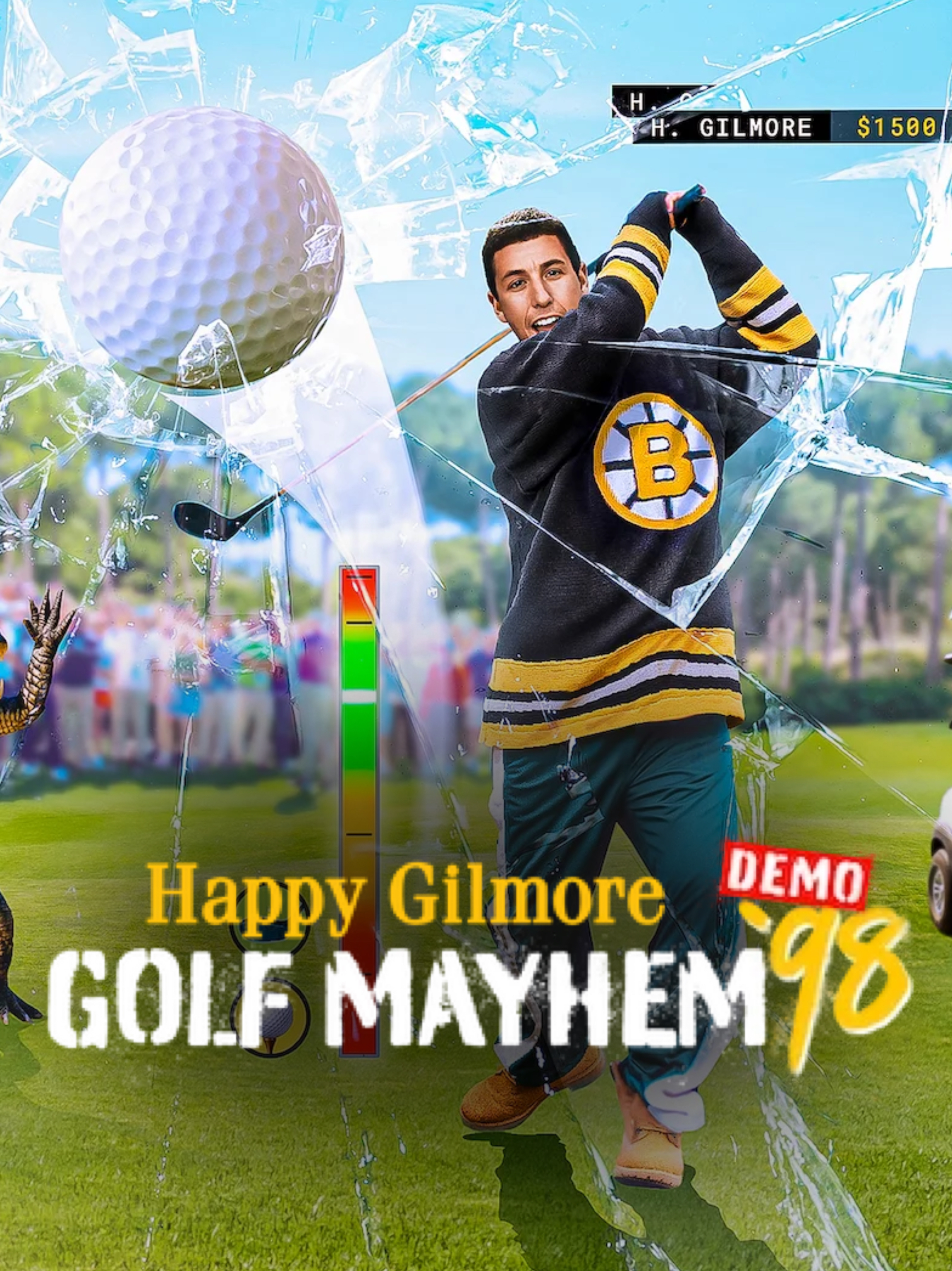 Game cover: Happy Gilmore Golf Mayhem ‘98 Demo