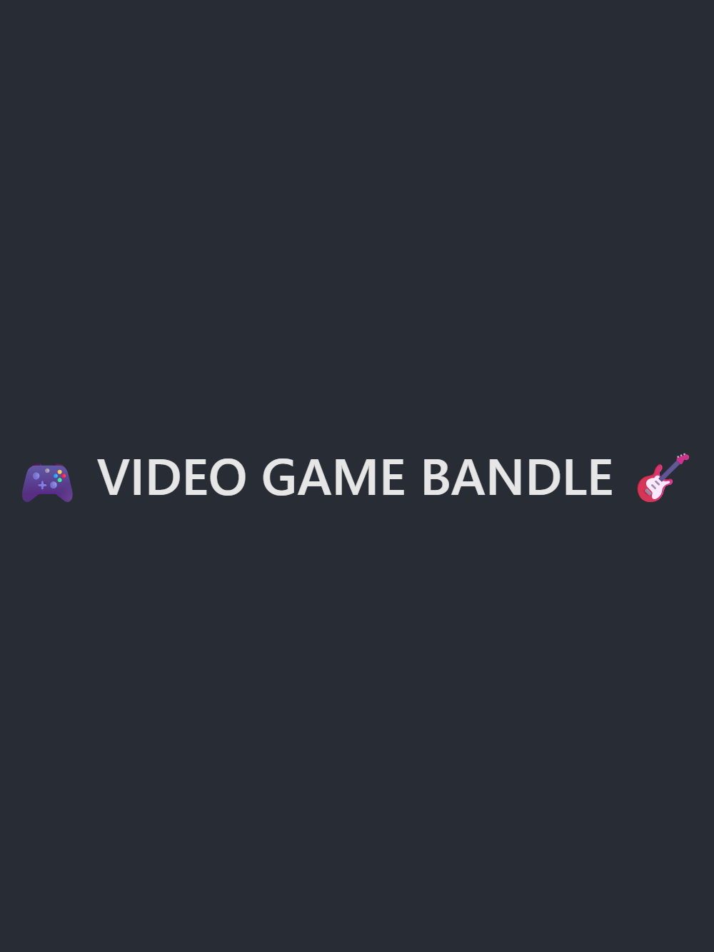 Game cover: Video Game Bandle