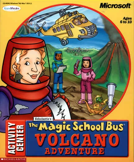 Game cover: Magic School Bus Volcano Adventure