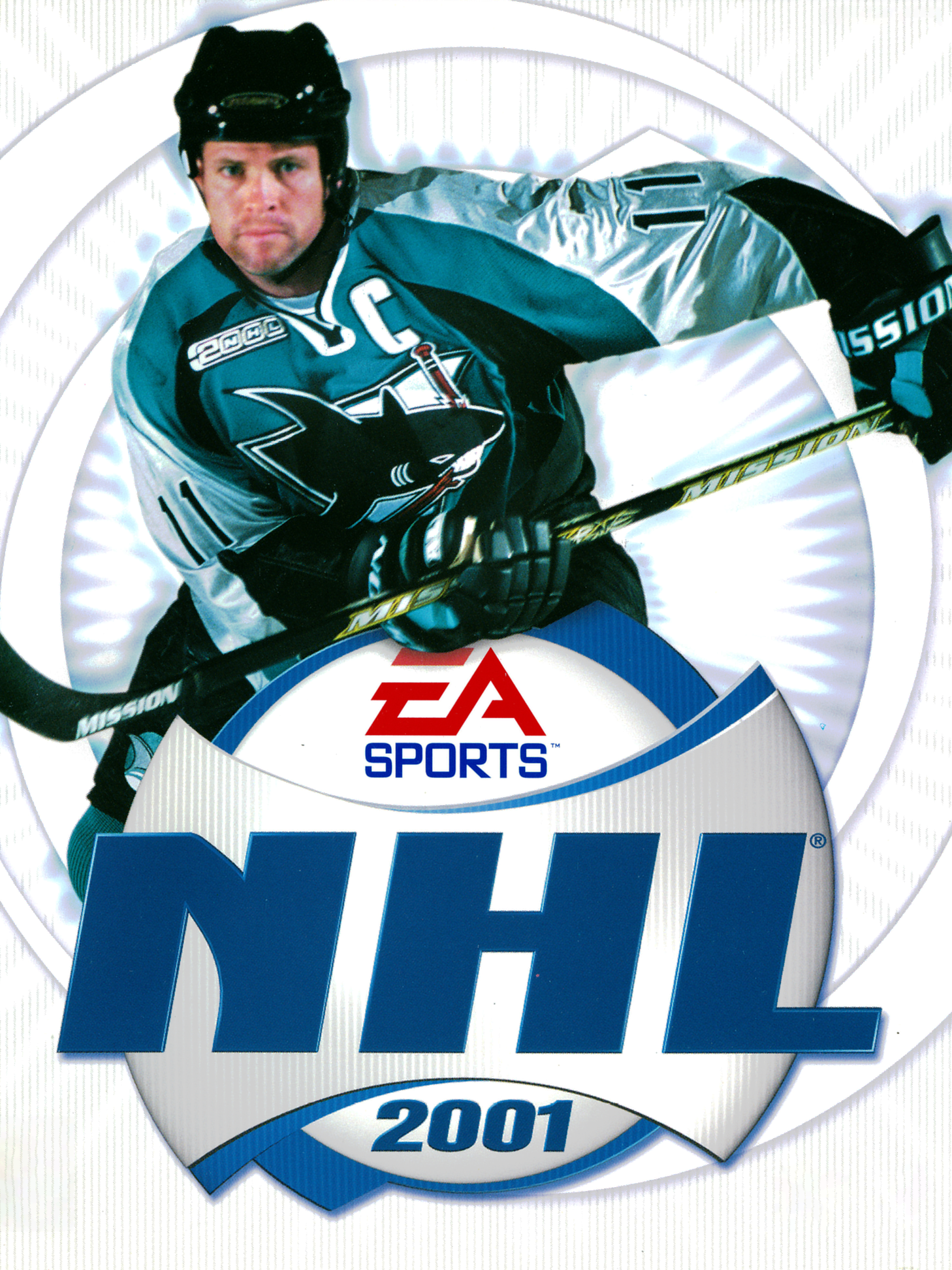 Game cover: NHL 2001
