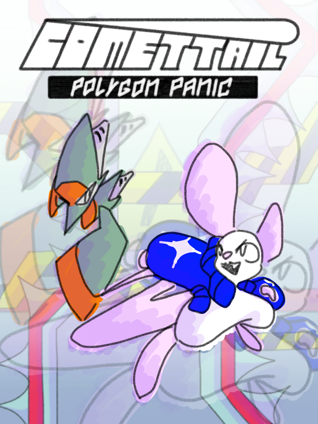 Game cover: Comet Tail: Polygon Panic