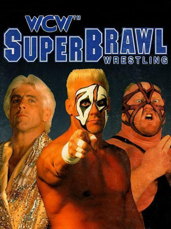 Game cover: WCW SuperBrawl Wrestling