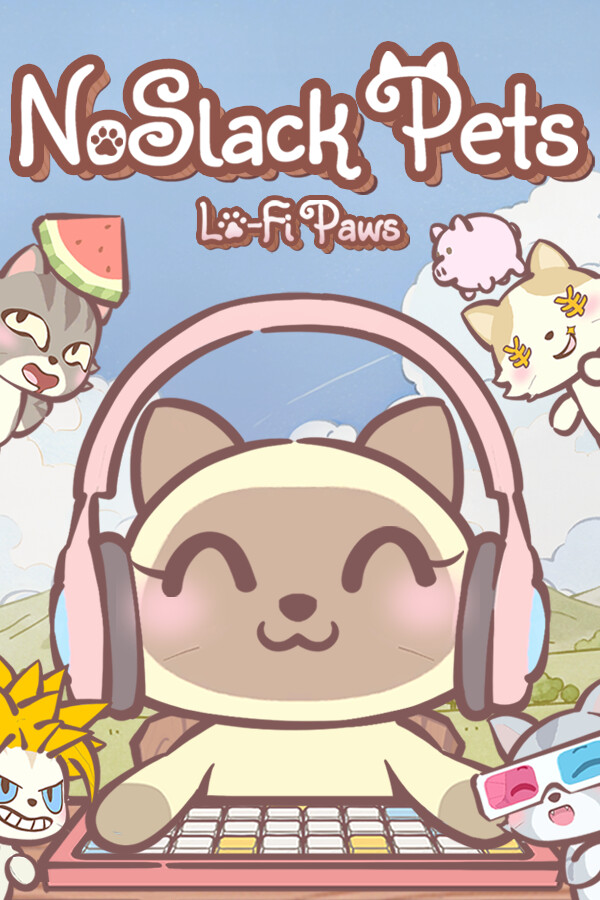 Game cover: NoSlack Pets: Lo-Fi Paws