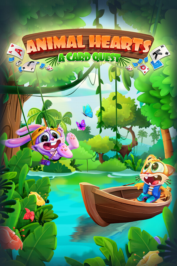 Game cover: Animal Hearts: A Card Quest