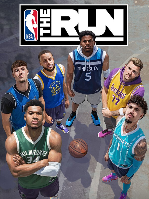 Game cover: NBA The Run