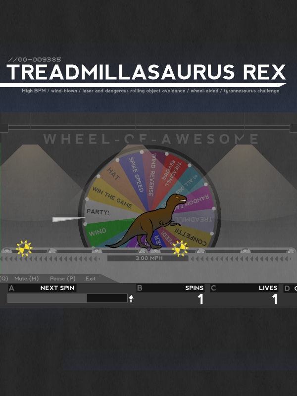 Game cover: Treadmillasaurus Rex