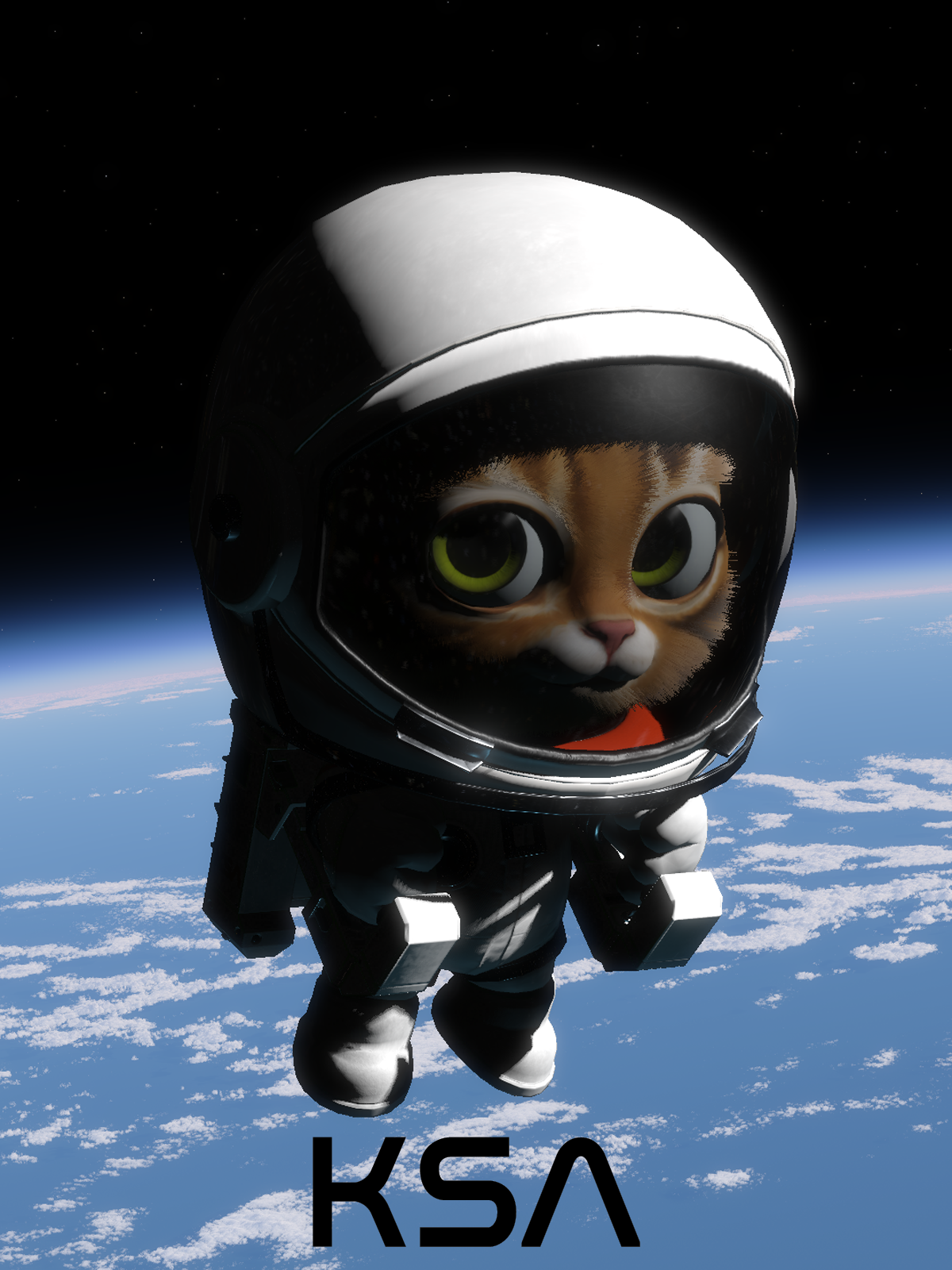 Game cover Kitten Space Agency