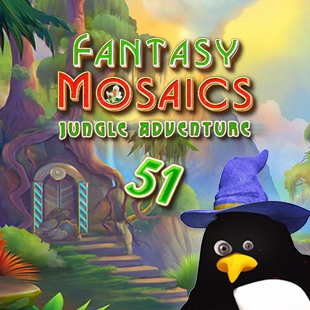 Game cover: Fantasy Mosaics 51: Jungle Adventure