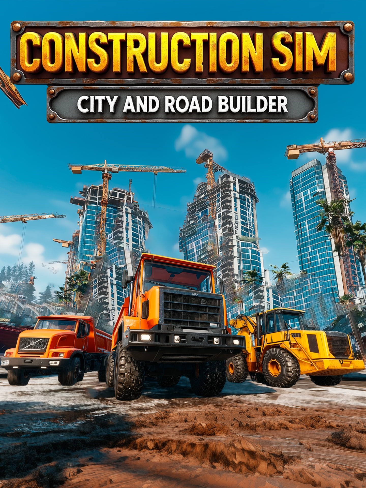 Game cover: Construction Sim: City and Road Builder
