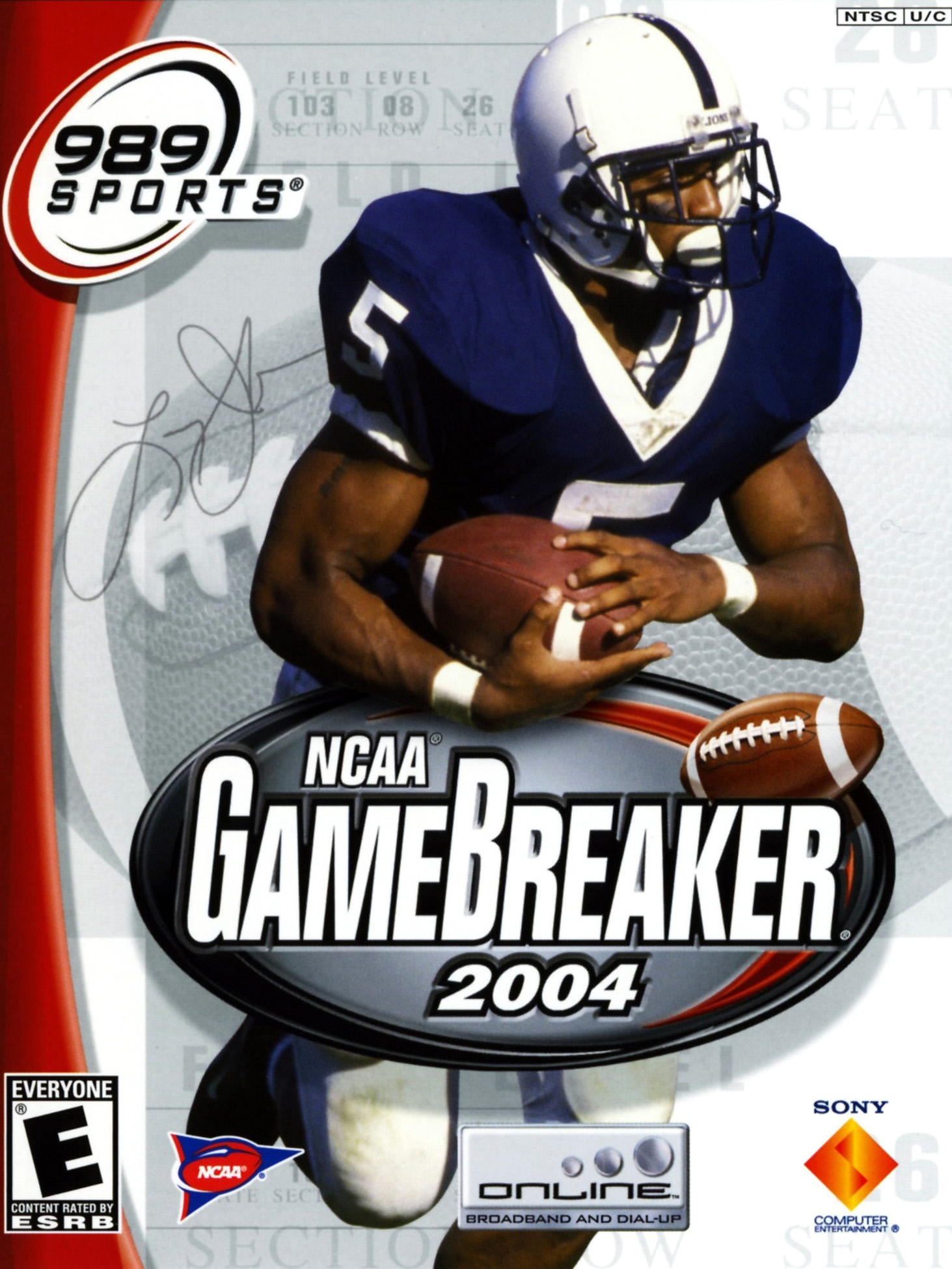 Game cover: NCAA Gamebreaker 2004
