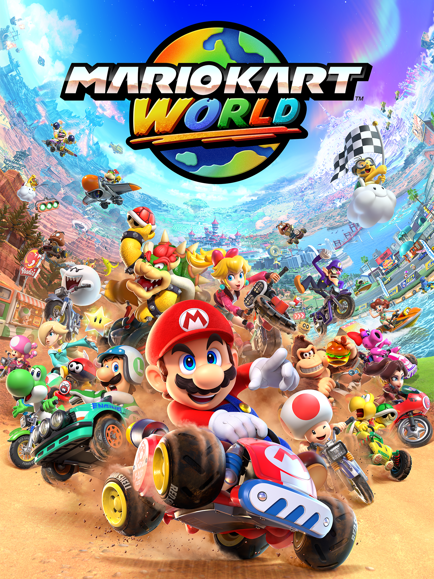 Game cover Mario Kart World