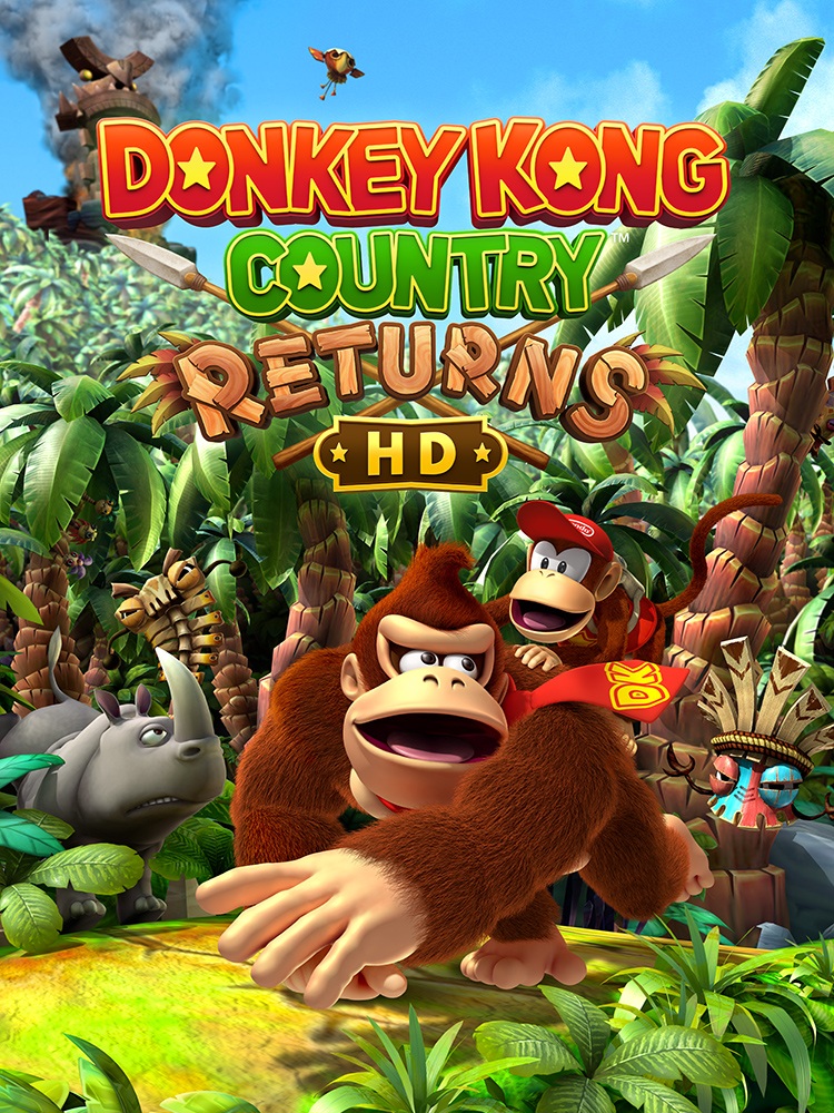 Game cover Donkey Kong Country Returns HD